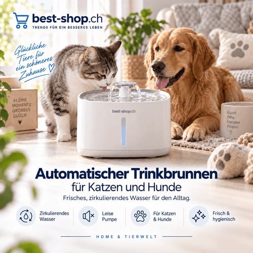 Automatischer Trinkbrunnen für Katzen und Hunde - best-shop