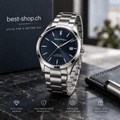Klassische Herrenuhr aus Edelstahl - best-shop