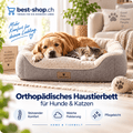 Orthopädisches Haustierbett für Hunde und Katzen - best-shop
