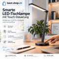 Smarte LED-Tischlampe mit Touch-Steuerung - best-shop